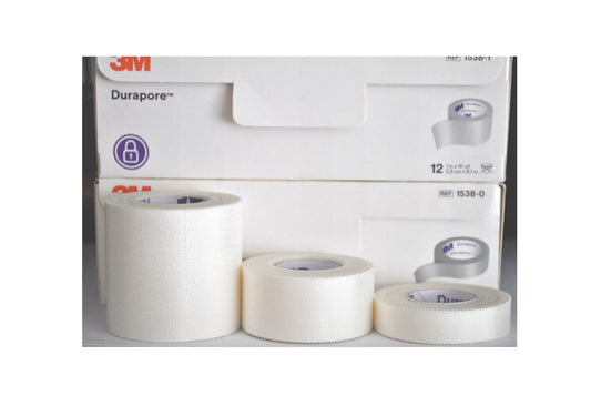 Przylepiec jedwabny 3M Durapore 2,5 x 9,1m 12 szt.