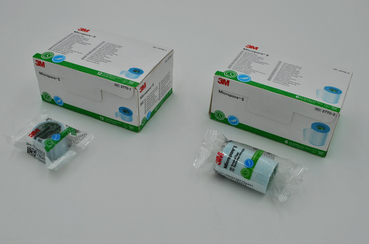 Taśma silikonowa 3M Micropore S 5cm x 5m do rzęs 6SZT