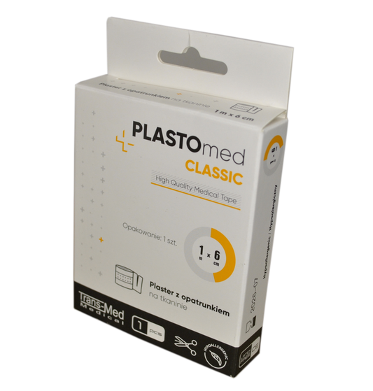 PLASTER TKANINOWY PLASTOmed CLASSIC 6cm x 1m 100SZT
