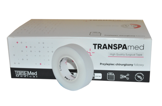 Przylepiec foliowy TRANSPAmed 1,25cm x 9,1m 24SZT